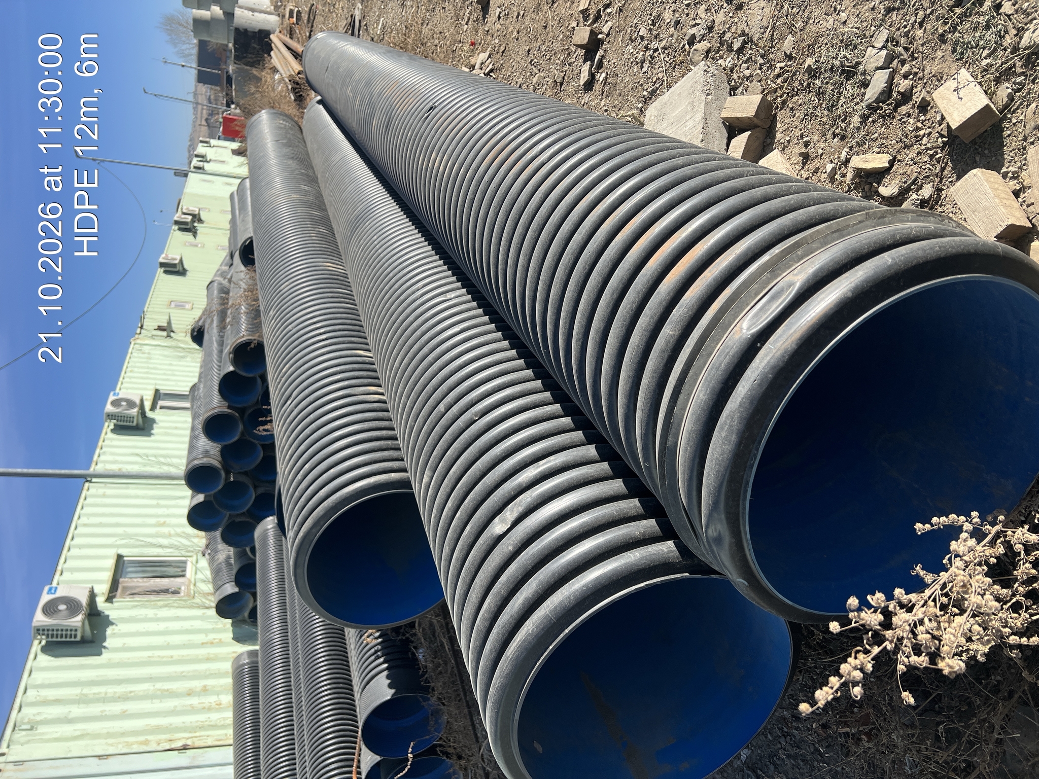 Хоолой, хуванцар HDPE ID400-6м
